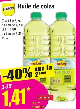 Norma Frison Huile de colza offre