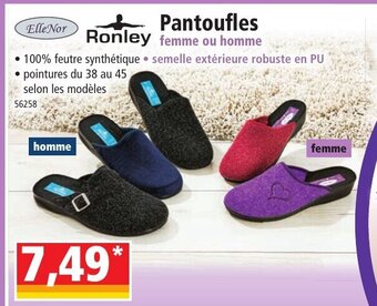 Norma Ronley Pantoufles offre