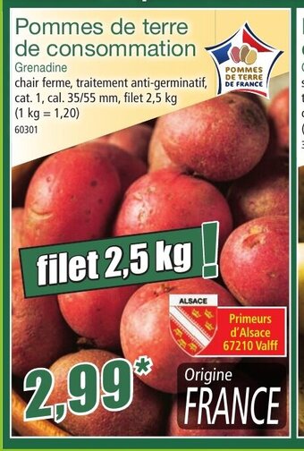 Norma Pommes De Terre De Consommation offre