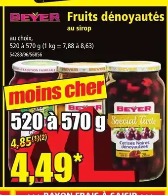 Norma Fruits Denoyautes offre