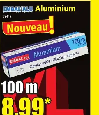 Norma Embal'Alu Aluminium offre