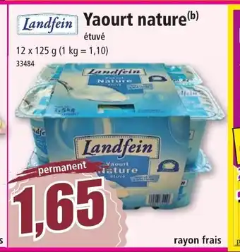 Norma Yaourt Nature offre