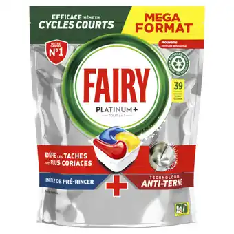 Auchan Capluse lave vaisselle fairy offre