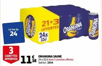 Auchan Orangina jaun offre