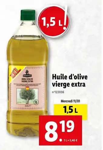 Lidl Huile D'Olive Vierge Extra offre