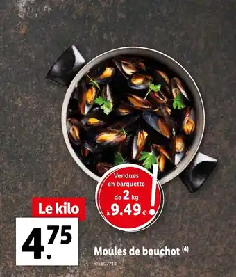 Lidl Moules De Bouchot offre