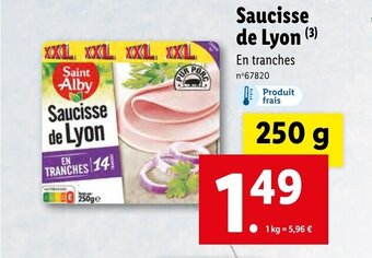 Saucisse De Lyon