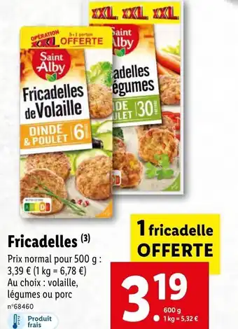 Lidl Fricadelles offre