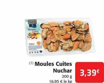 Colruyt Moules cuites nuchar offre