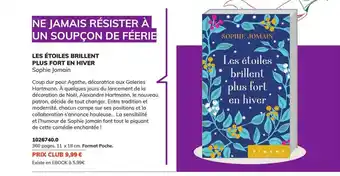 Les étoiles brillent plus fort en hiver - sophie jomain