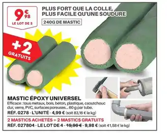 Shopix Mastic époxy universel offre