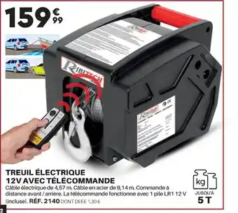 Shopix Treuil électrique 12v avec télécommande offre