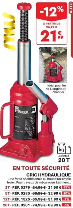 Shopix Cric hydraulique offre