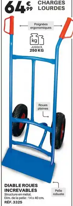 Shopix Diable roues increvables offre