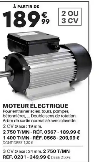 Shopix Moteur électrique offre