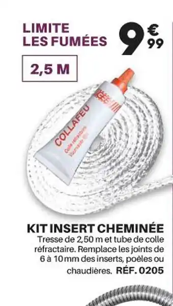 Shopix Kit insert cheminée offre