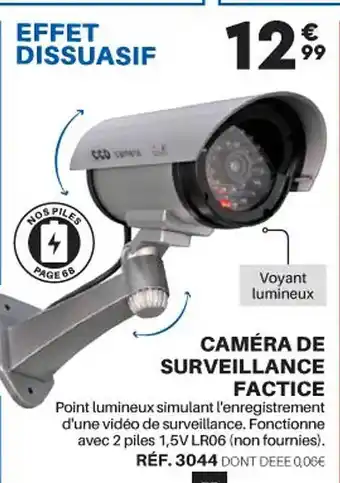 Caméra de surveillance factice