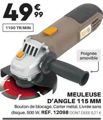 Meuleuse d'angle 115 mm