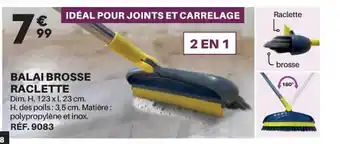 Shopix Balai brosse raclette offre