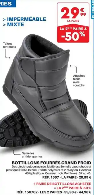 Shopix Bottillons fourrés grand froid offre