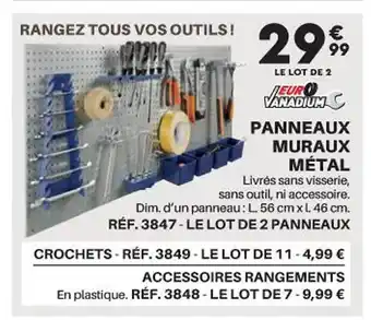 Shopix Panneaux muraux métal offre