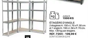 Shopix Étagère d'angle offre