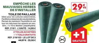 Shopix Toile de paillage offre