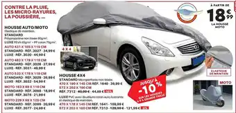Housse auto-moto, housse 4x4