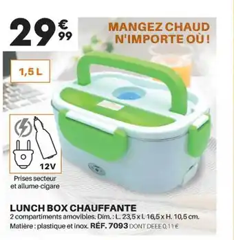 Lunch box chauffante