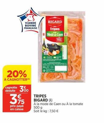 Bi1 Tripes bigard offre