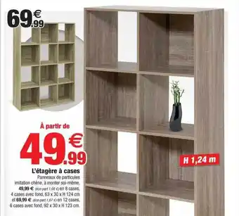 Bazarland L'étagère à cases offre