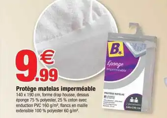 Bazarland Protège matelas imperméable offre