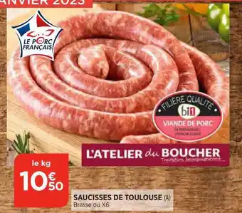 Bi1 Saucisses de toulouse offre