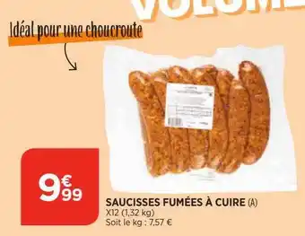 Saucisses fumées à cuire
