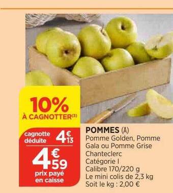 Bi1 Pommes offre