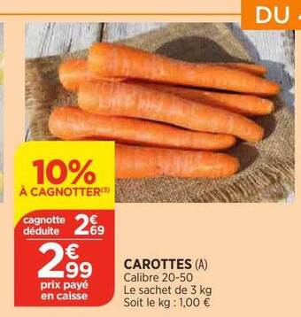 Bi1 Carottes offre