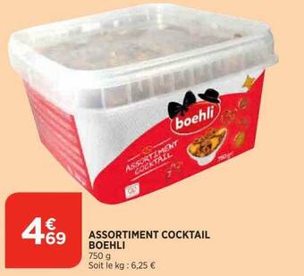 Bi1 Assortiment cocktail boehli offre