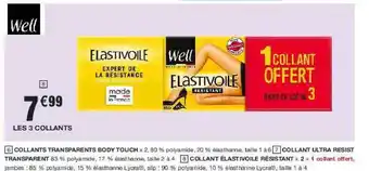 Migros Les 3 collants well offre