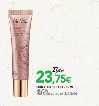 naturéO Soin yeux liftant melvita offre