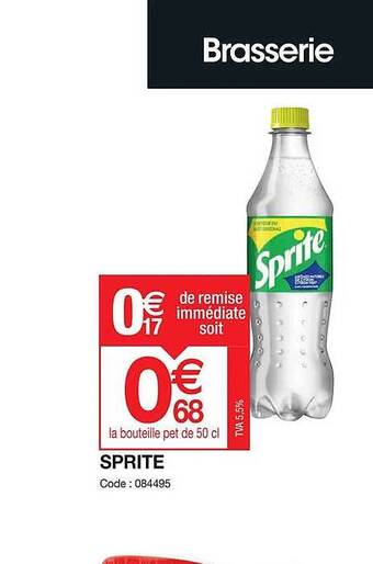 Promocash Sprite offre