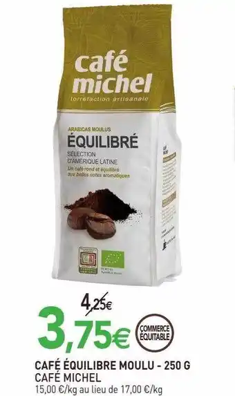 naturéO Café équilibre moulu café michel offre
