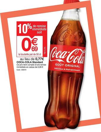 Promocash Coca-cola standard offre