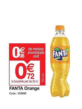 Promocash Fanta orange offre