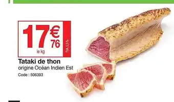 Promocash Tataki de thon offre