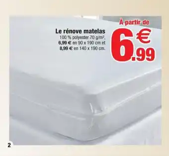 Bazarland Le rénove matelas offre