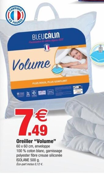 Bazarland Oreiller "volume" offre