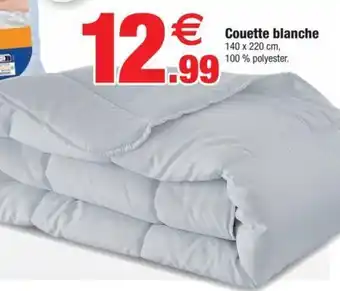 Bazarland Couette blanche offre