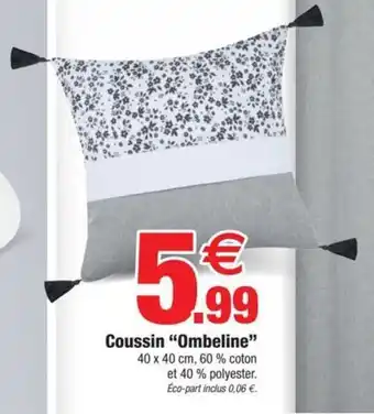 Bazarland Coussin "ombeline" offre