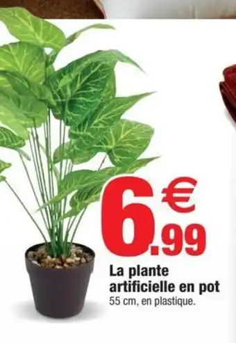 Bazarland La plante artificielle en pot offre