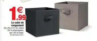 Bazarland Le cube de rangement offre